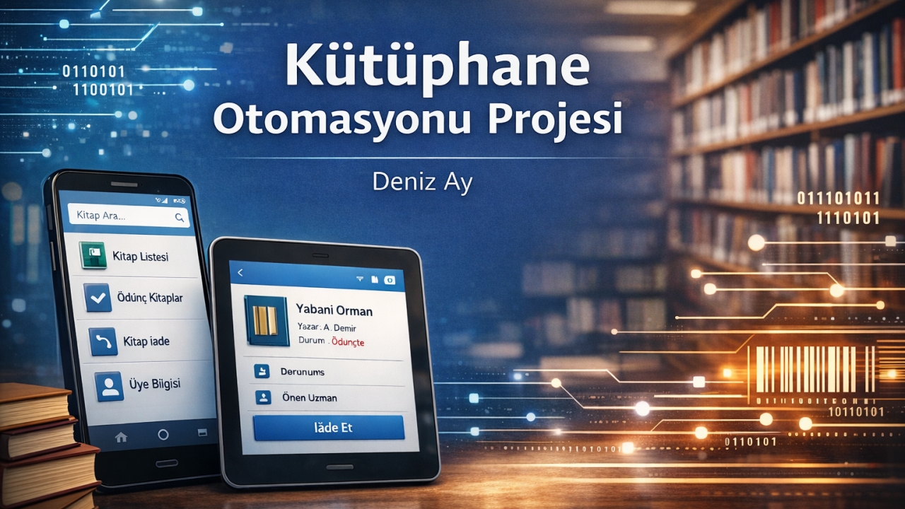 KÜTÜPHANE OTOMASYONU PROJESİ Resmi